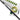 Mega Golf Odyssey Stroke Lab Nine putter with white headcover featuring green and yellow diamond pattern and clover detail.