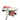 Mega Golf Odyssey White Ice #6 34" right-handed steel shaft golf putter with grey and red headcover.