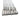 Mega Golf Ping G10 irons 4-PW-SW, left-handed, steel shafts, regular flex, silver metal