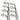 Mega Golf Ping G10 irons set 4-PW-SW, left-handed, steel shafts, regular flex, silver metal