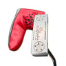 Mega Golf Scotty Cameron Studio Style Catalina 2025 right-handed 34" steel putter with red headcover.