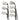 Mega Golf Taylormade M6 irons set (5-PW-AW) with KBS Max 85 regular flex steel shafts for left-hand players.