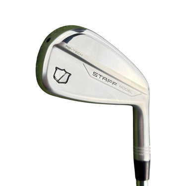 Mega Golf Wilson Staff Model RB Utility #2 Iron 18° with Dynamic Gold X100 X-Stiff steel shaft on grass.