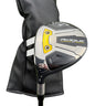 Mega Golf Callaway Rogue ST Max 3 wood, 15°, left-handed, with Tensei Blue AV 65 Stiff graphite shaft and black headcover.