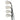 Mega Golf Taylormade M6 irons 5-PW-AW, left-handed, with KBS Max 85 regular steel shafts on green grass.