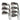 Callaway Big Bertha 2004 Irons / 4-9-Aw / Callaway Uniflex