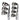 Callaway Rogue St Max Irons / 4-Pw / Elevate MPH 115 Stiff