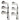 Cobra Forged Tec One Length 2022 Irons / 6-Pw-Gw / Kbs Tour 90 Regular