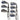 Cobra King F8 One length Irons / 5-Pw-Sw / Aldila Rogue Pro 1.2.4 65 Regular