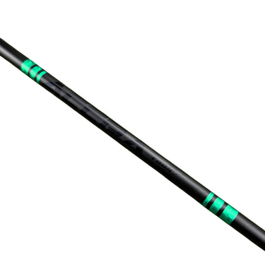 Mega Golf Accra Tour Z Green 6-M5 X-Stiff graphite driver shaft with green accents.