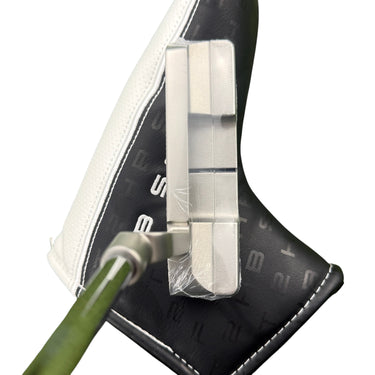 Mega Golf Cleveland HB Soft 2 #1 Putter, 35" steel shaft, right hand, with white and black headcover.