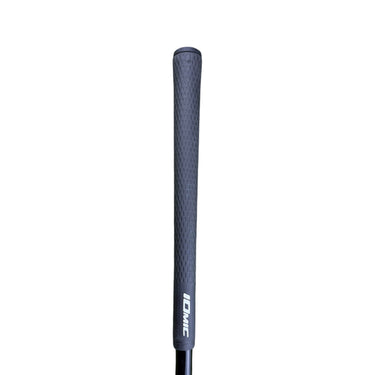 Mega Golf black Iomic grip on a graphite driver shaft with TX flex, compatible with Ping G440, G430, G425 drivers.