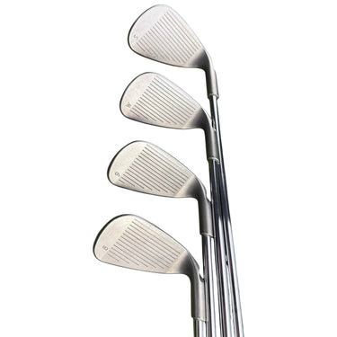 Mega Golf Ping G10 irons (4-PW-SW) with AWT Regular steel shafts, left-handed.