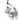 Mega Golf Ping G5i Craz-E C right-handed steel putter with blue camouflage headcover