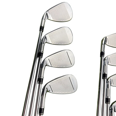 Mega Golf Taylormade M CGB irons 5-Pw-Aw-Sw with KBS Tour C-Taper Lite 105 stiff steel shafts.