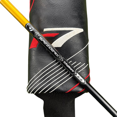 Mega Golf Taylormade R7 Quad Mini Driver 11.5 degree with Speeder MD 6S Stiff graphite shaft and headcover.