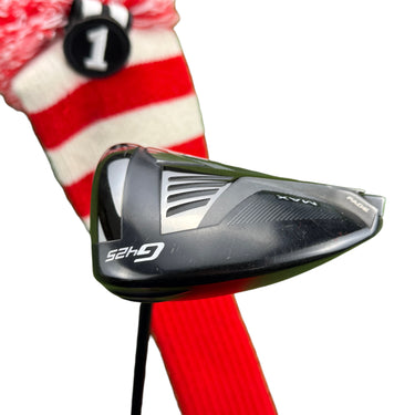 Mega Golf Ping G425 Max driver, 10.5° loft, Aldila Rogue 130 Msi 70 stiff graphite shaft, right-handed.