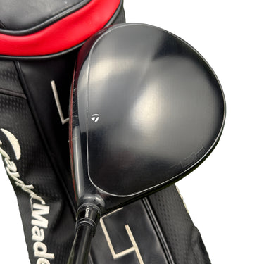 Mega Golf Taylormade Stealth Plus driver with 9° loft and Hzrdus Red RDX Smoke 60G regular flex graphite shaft.