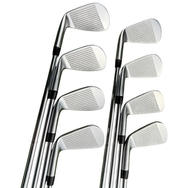 Mega Golf Titleist 620 CB forged irons, 3-PW, right-handed, steel shafts, on green grass.