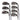 Ping G15 Irons / 4-Pw / Awt Regular / Black Dot