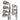 Ping S59 / 4-Pw / Cushin Regular / White Dot *Weights Missing*
