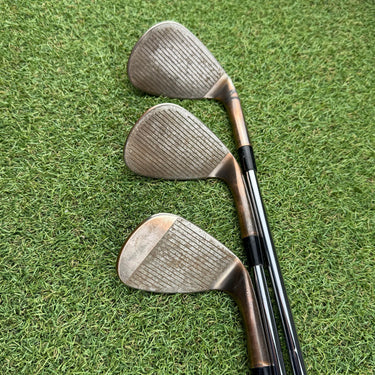 Taylormade Hi-Toe 3 Wedges Aw 52° & Sw 56° & Lw 60° / KBS Hi-Rev 2.0 115 Wedge / Left Hand