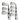Taylormade P790 2017 Irons / 4-Pw / Dynamic Gold 105 S300 Stiff