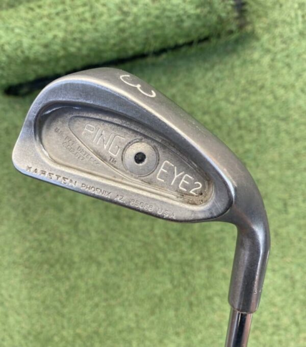 Ping Eye 2 #3 Iron / Karsten Lite Stiff Flex / Black Dot detail 2