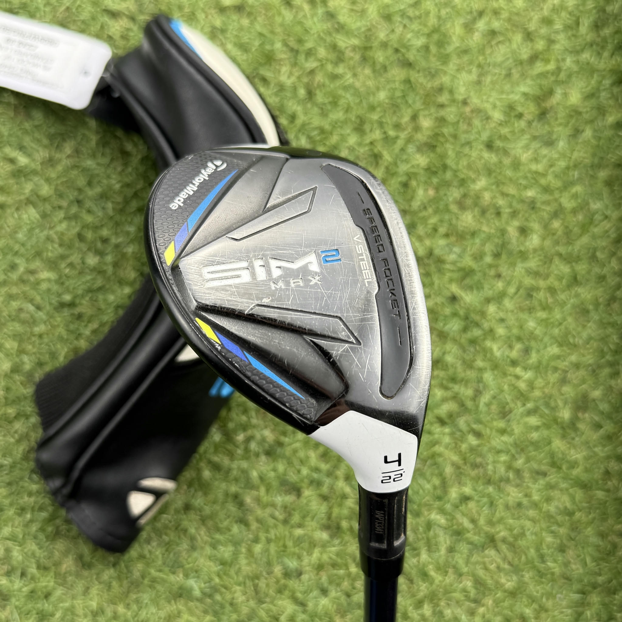 taylormade-sim-2-max-hybrid-4-22-ventus-blue-6r-regular | Mega Golf Taylormade Sim 2 Max Hybrid / #4 22° / Ventus Blue 6R Regular