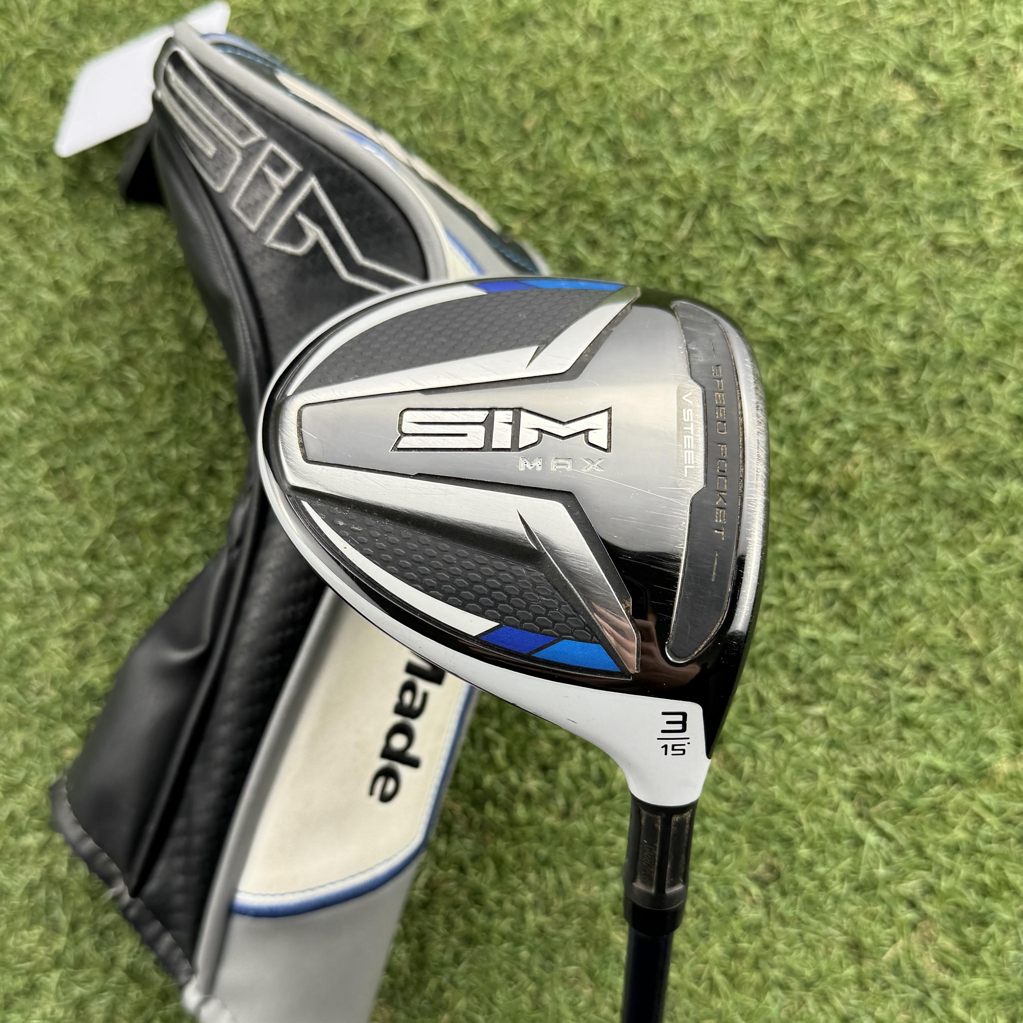 Used Taylormade Sim Max #3 Wood 15° / Ventus Blue Fw 5R Regular