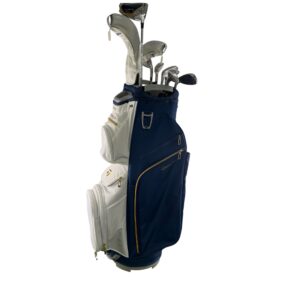 New Ladies Taylormade Kalea Gold Package Set / Woods, Irons & Bag - Image 1