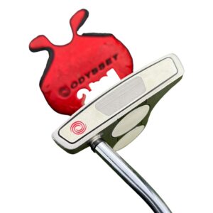 Used Odyssey White Steel 2-Ball Blade Putter / 34″